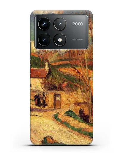 Чехол Перекресток у Эрмитажа, Понтуаз (Писсарро Камиль) силиконовый для Xiaomi Poco F6 Pro