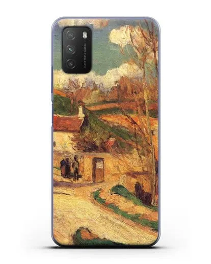 Чехол Перекресток у Эрмитажа, Понтуаз (Писсарро Камиль) силиконовый для Xiaomi Poco M3