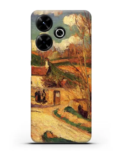 Чехол Перекресток у Эрмитажа, Понтуаз (Писсарро Камиль) силиконовый для Xiaomi Poco M6