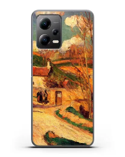 Чехол Перекресток у Эрмитажа, Понтуаз (Писсарро Камиль) силиконовый для Xiaomi Poco X5