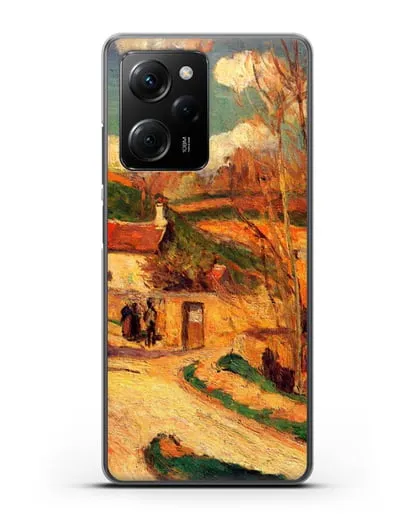 Чехол Перекресток у Эрмитажа, Понтуаз (Писсарро Камиль) силиконовый для Xiaomi Poco X5 Pro