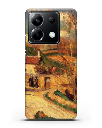 Чехол Перекресток у Эрмитажа, Понтуаз (Писсарро Камиль) силиконовый для Xiaomi Poco X6