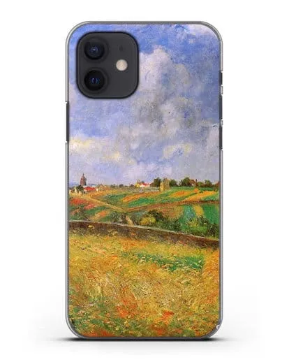 Чехол Поля (Писсарро Камиль) силиконовый для iPhone 12