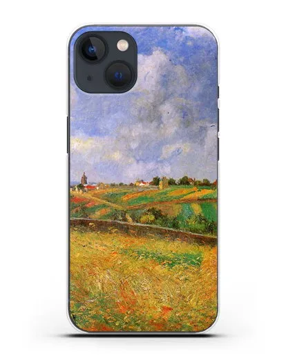 Чехол Поля (Писсарро Камиль) силиконовый для iPhone 13