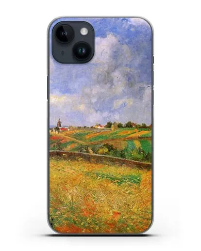 Чехол Поля (Писсарро Камиль) силиконовый для iPhone 14 Plus