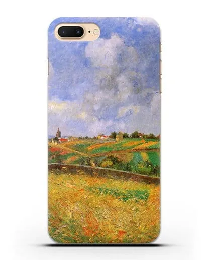 Чехол Поля (Писсарро Камиль) силиконовый для iPhone 7 Plus