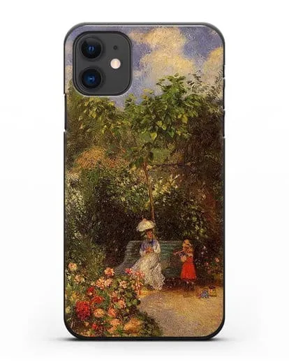 Чехол Сад в Понтуазе (Писсарро Камиль) силиконовый для iPhone 11