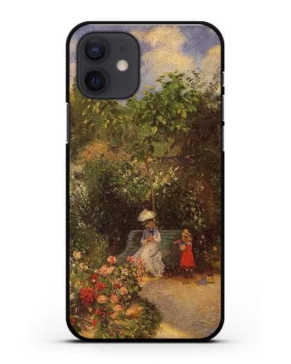 Чехол Сад в Понтуазе (Писсарро Камиль) силиконовый для iPhone 12