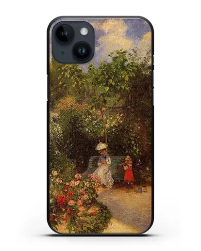 Чехол Сад в Понтуазе (Писсарро Камиль) силиконовый для iPhone 14 Plus