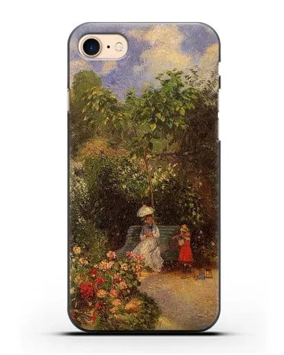 Чехол Сад в Понтуазе (Писсарро Камиль) силиконовый для iPhone 8