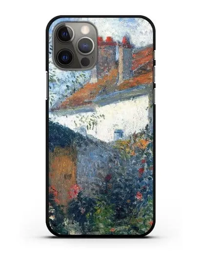 Чехол Этюд в Понтуазе (Писсарро Камиль) силиконовый для iPhone 12 Pro