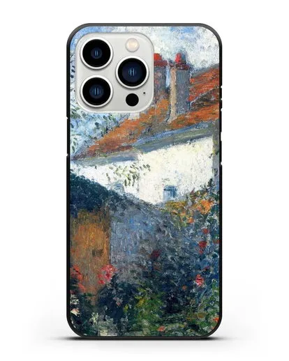 Чехол Этюд в Понтуазе (Писсарро Камиль) силиконовый для iPhone 13 Pro