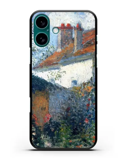 Чехол Этюд в Понтуазе (Писсарро Камиль) силиконовый для iPhone 16 Plus