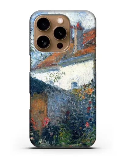 Чехол Этюд в Понтуазе (Писсарро Камиль) силиконовый для iPhone 16 Pro