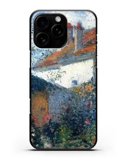 Чехол Этюд в Понтуазе (Писсарро Камиль) силиконовый для iPhone 16 Pro Max