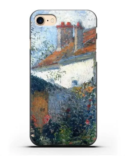Чехол Этюд в Понтуазе (Писсарро Камиль) силиконовый для iPhone 8