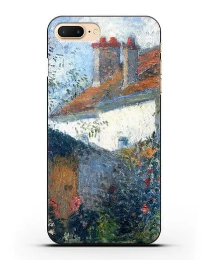 Чехол Этюд в Понтуазе (Писсарро Камиль) силиконовый для iPhone 7 Plus
