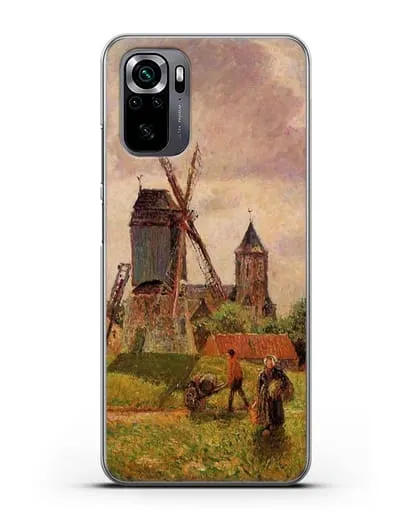 Чехол Ветряная мельница Нокке, Бельгия (Писсарро Камиль) силиконовый для Xiaomi Poco M5s