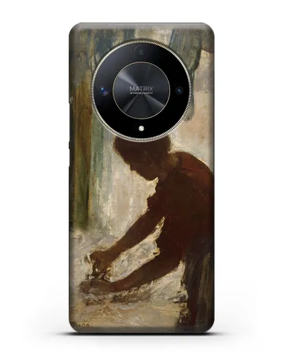 Чехол Женщина гладит (Дега Эдгар) силиконовый для Honor X9b