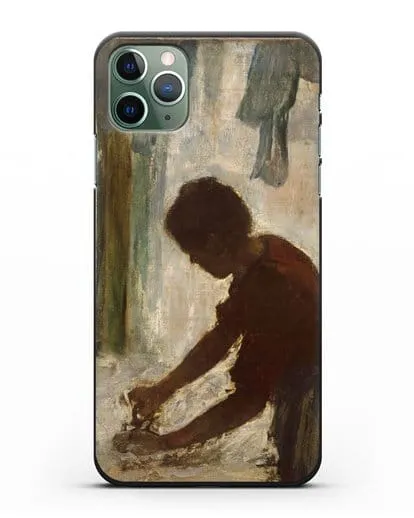 Чехол Женщина гладит (Дега Эдгар) силиконовый для iPhone 11 Pro