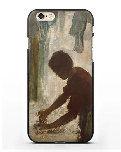 Чехол Женщина гладит (Дега Эдгар) силиконовый для iPhone 6