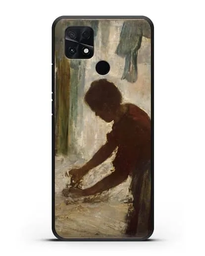 Чехол Женщина гладит (Дега Эдгар) силиконовый для Xiaomi Poco C40