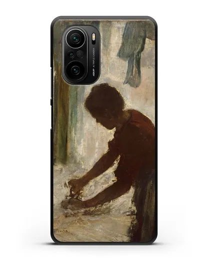 Чехол Женщина гладит (Дега Эдгар) силиконовый для Xiaomi Poco F3 Pro