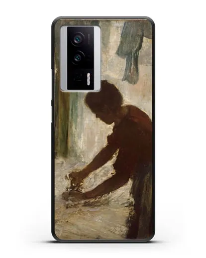 Чехол Женщина гладит (Дега Эдгар) силиконовый для Xiaomi Poco F5 Pro