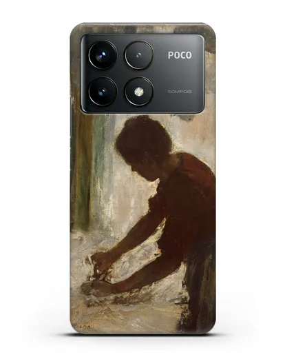 Чехол Женщина гладит (Дега Эдгар) силиконовый для Xiaomi Poco F6 Pro