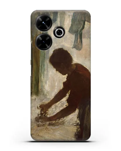 Чехол Женщина гладит (Дега Эдгар) силиконовый для Xiaomi Poco M6