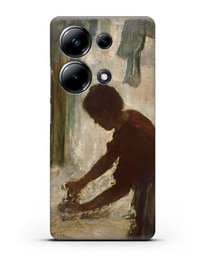 Чехол Женщина гладит (Дега Эдгар) силиконовый для Xiaomi Poco M6 Pro