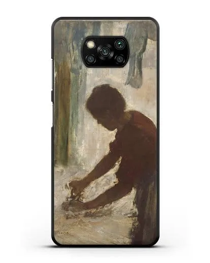 Чехол Женщина гладит (Дега Эдгар) силиконовый для Xiaomi Poco X3