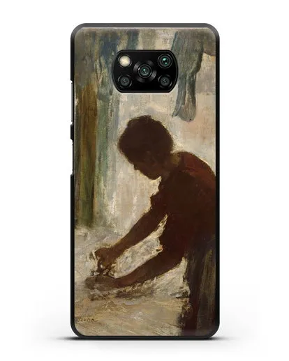 Чехол Женщина гладит (Дега Эдгар) силиконовый для Xiaomi Poco X3 Pro