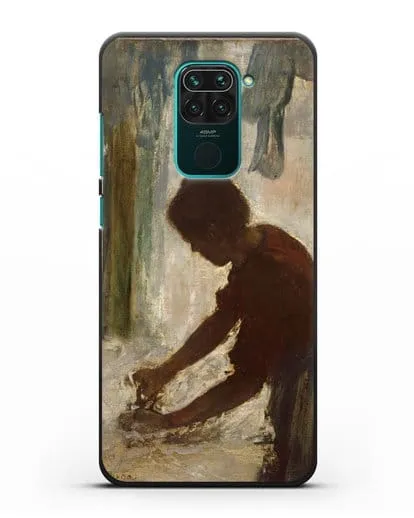 Чехол Женщина гладит (Дега Эдгар) силиконовый для Xiaomi Redmi Note 9