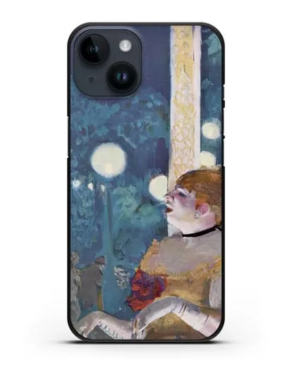 Чехол Концерт в кафе (Дега Эдгар) силиконовый для iPhone 14