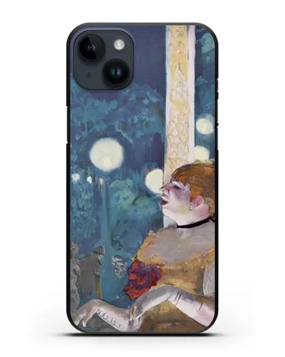 Чехол Концерт в кафе (Дега Эдгар) силиконовый для iPhone 14 Plus