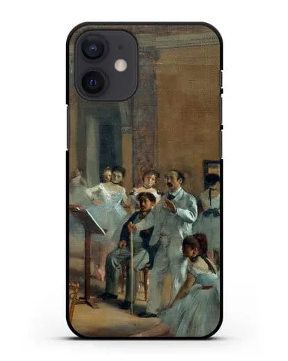 Чехол Танцевальное фойе в опере (Дега Эдгар) силиконовый для iPhone 12 mini