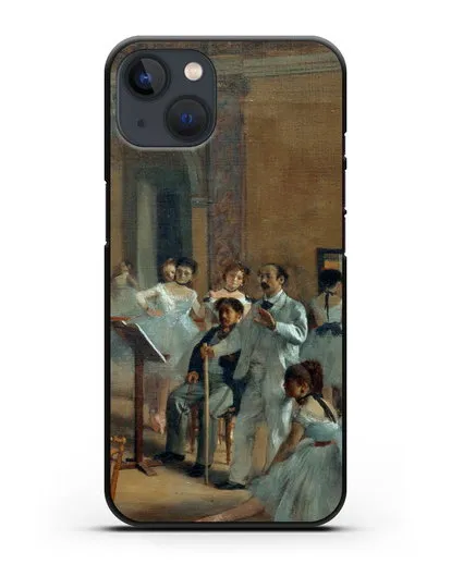 Чехол Танцевальное фойе в опере (Дега Эдгар) силиконовый для iPhone 13