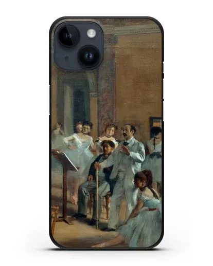 Чехол Танцевальное фойе в опере (Дега Эдгар) силиконовый для iPhone 14