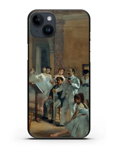 Чехол Танцевальное фойе в опере (Дега Эдгар) силиконовый для iPhone 14 Plus