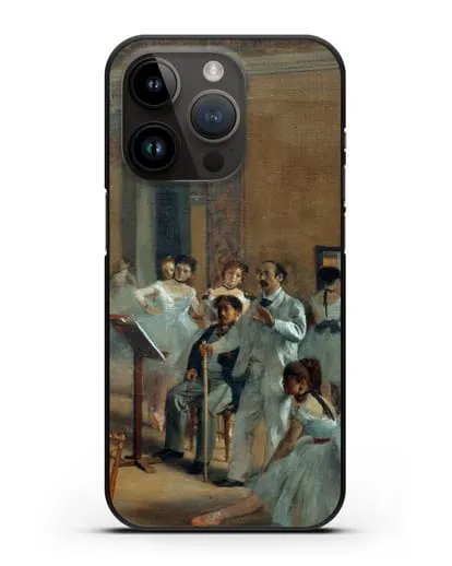 Чехол Танцевальное фойе в опере (Дега Эдгар) силиконовый для iPhone 14 Pro