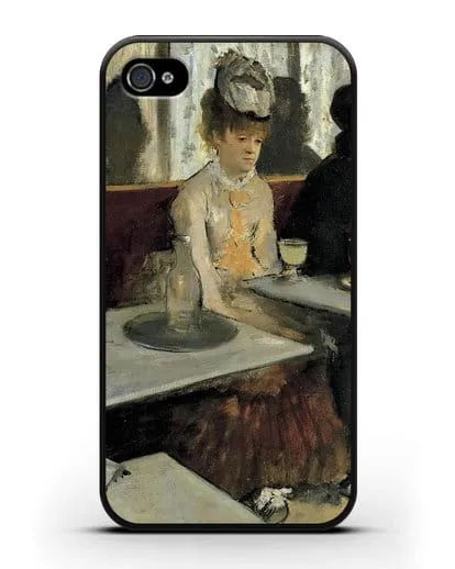 Чехол Абсент (Дега Эдгар) силиконовый для iPhone 4/4s