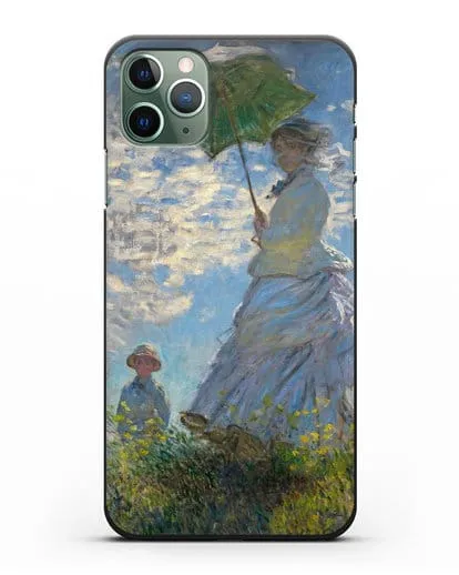 Чехол Прогулка. Дама с зонтиком (Моне Клод) силиконовый для iPhone 11 Pro