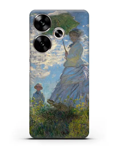 Чехол Прогулка. Дама с зонтиком (Моне Клод) силиконовый для Xiaomi Poco F6