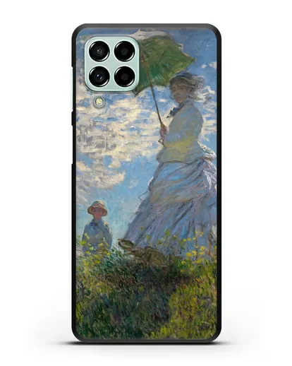 Чехол Прогулка. Дама с зонтиком (Моне Клод) силиконовый для Samsung Galaxy M53 [SM-M536]