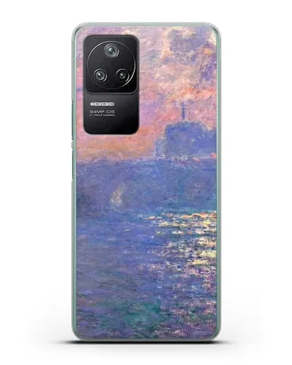 Чехол Мост Ватерлоо, эффект солнечного света (Моне Клод) силиконовый для Xiaomi Poco F4