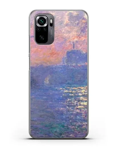 Чехол Мост Ватерлоо, эффект солнечного света (Моне Клод) силиконовый для Xiaomi Poco M5s