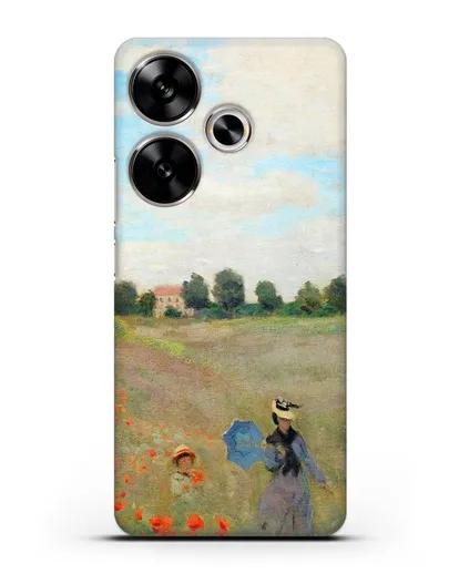 Чехол Поле маков у Аржантёя (Моне Клод) силиконовый для Xiaomi Poco F6