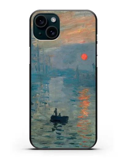 Чехол Впечатление. Восходящее солнце (Моне Клод) силиконовый для iPhone 15 Plus