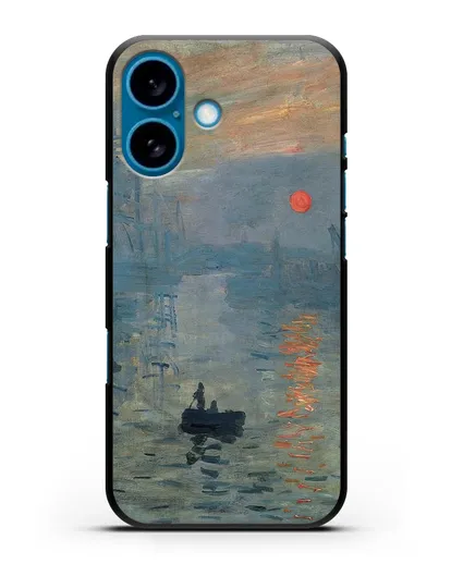 Чехол Впечатление. Восходящее солнце (Моне Клод) силиконовый для iPhone 16